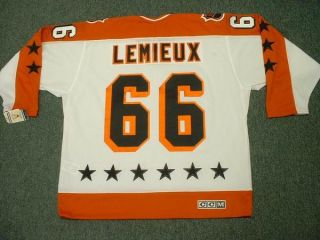 Mario Lemieux 1985 Vintage NHL All Star Jersey XXL
