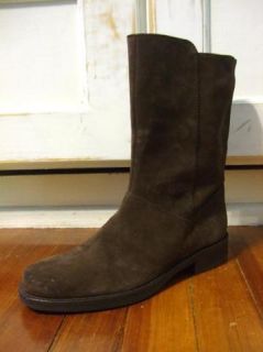 158 JCrew Templeton Suede Boots 8 5 Shoes Chocolate