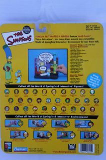 World of Springfield Marge Maggie Simpson Sunday Best Interactive Toy