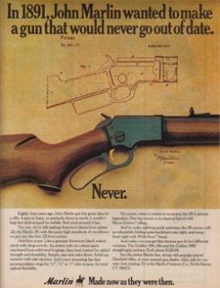 1975 Marlin Ad Model 39 22 Lever Action Rifle