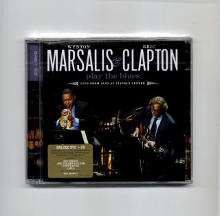 Wynton Marsalis Eric Clapton Play The Blues Live CD DVD Deluxe EU New