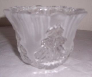 Mikasa Clear Frost Winter Dreams Candle Holder