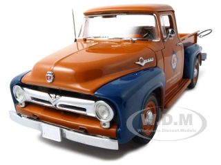 1956 Ford F 100 Pickup Truck Orange 1 25 Allis Chambers