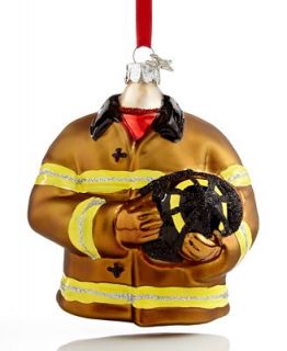 Midwest Christmas Ornament, Firefighter Uniform