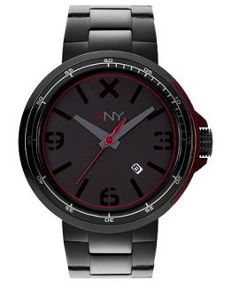 XNY Watch, Mens Urban Expedition Black Ion Finish Stainless Steel