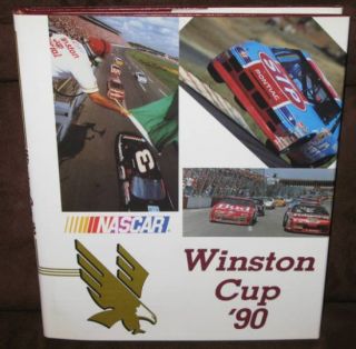 NASCAR Winston Cup 1990 Yearbook HC w DJ Umi Publications