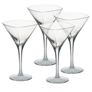 Mikasa Panache Crystal Martini Glasses Set of 4