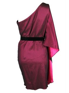 Mark James by Badgley Mischka Womens One Shoulder Dress $295 New