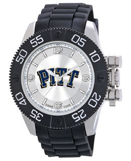 Game Time Watch, Mens University of Pittsburgh Black Polyurethane