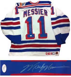 Mark Messier Signed Pro Official 1994 S.C. New York Rangers Jersey JSA