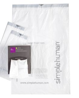 simplehuman Trash Can Liners, Liner P 50 Pack   Kitchen Gadgets
