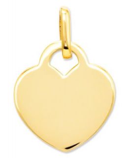 14k Gold Charm, Puffed Heart Charm   Bracelets   Jewelry & Watches