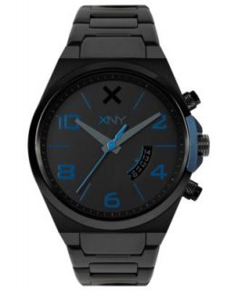 XNY Watch, Mens Urban Expedition Black Ion Finish Stainless Steel
