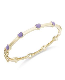 Lily Nily Childrens 18k Gold Over Sterling Silver Bracelet, Purple