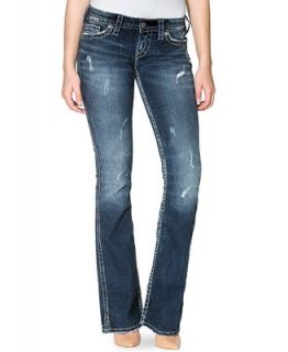 Silver Jeans Juniors Jeans, Twisted Bootcut, Indigo Wash