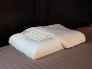 Memory Foam Massage Ergonomic Contour Cervical Neck Bed Pillow w