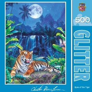 Masterpieces Christian Riese Lassen Eyes of The Tiger Jigsaw Puzzle