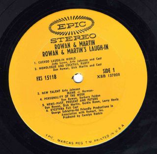 Rowan Martins Laugh in Soundtrack LP FXS 15118