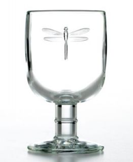 French Home La Rochere Dragonfly Double Old Fashioned Glasses, Set
