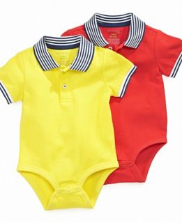 First Impressions Baby Playwear, Baby Boys Solid Polo Bodysuit