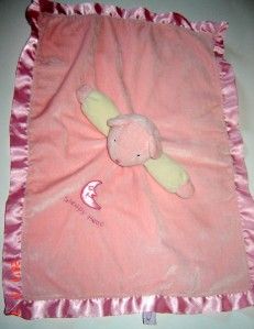 Mary Meyer Baby Sleepy Head Pink Bear Blanket Plush