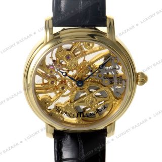 Maurice Lacroix 18K Yellow Gold Mens Masterpiece Mechanical Watch