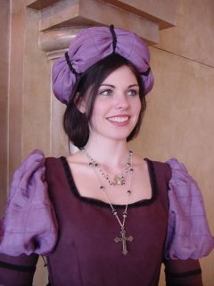 Italian Lady Court Renaissance Medieval Dress Costume