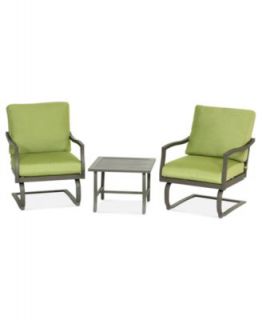 Madison Outdoor Patio Furniture, 3 Piece Seating Set (1 Lounge Chair