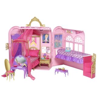 Mattel Barbie Doll Dream House Princess Charm School Playset Case New
