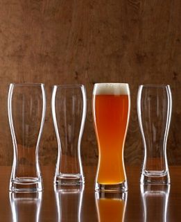 Mikasa Glassware, Set of 4 BrewMasters Wheat Beer Glasses