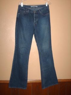 Mavi Molly Flare Low Rise Button Fly Jeans Womens 31 32