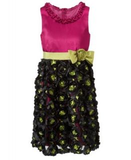 Rare Editions Kids Dress, Little Girl Colorblock Dress