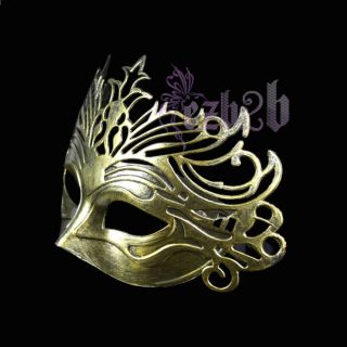 Crown Party Mask Costume Venetian Masquerade Ball Party Golden