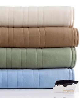 Biddeford Bedding, Comfort Knit Fleece Heated Blankets