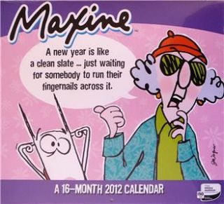 Maxine A 16 Month 2012 Wall Calendar New Factory SEALED Mint