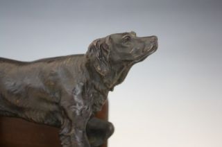 C1870 Pair of French Bronze Hunting Dogs by J Moiginez for Tiffany Co