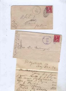 Oldhal Maysville Letter Mays Lick KY 1894