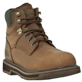 McRae Industrial Tan 6 Lace Up Work Boots Occupational footwear Shoes