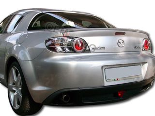 Paint Mazda RX8 Rear 4D Boot Trunk Lip Spoiler 04 10 #16W black ○