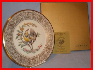 Lenox China Collector Plate The Meadowlark Artist Edward Marshall