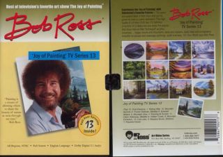 New Bob Ross Joy of Oil Painting TV Series 13 DVD Art