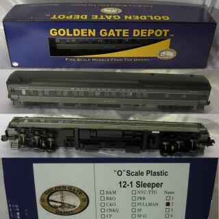 Golden Gate Depot Southern Pacific McClave Green Pullman 3 Rail
