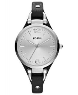Fossil Watch, Womens Georgia Brown Leather Strap 32mm ES3060   All