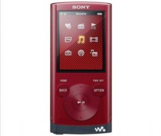 Sony Walkman NWZ E354 Red 8 GB Digital Media Player  Player