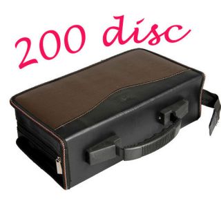 Practical 200 Disc CD DVD Storage Bag Holder Wallet Case R Media