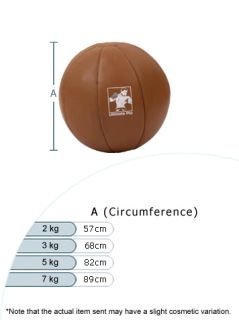 Leather Medicine Ball Exercise Fitness Training Balls