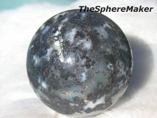 Medicine Bow Agate Sphere RARE Dendritic Natural Stone Crystal