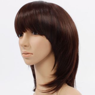 New JCJ 187 18 Medium Straight Hair Wig Fashion Cosplay Wig Dark