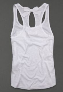 BNWT Abercrombie Fitch Meg Cami Bow Tank Top White or Pink