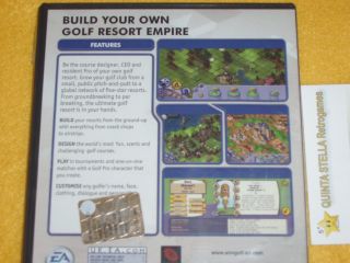 Sid Meiers Simgolf x PC Windows New Factory SEALED Very RARE PC Game